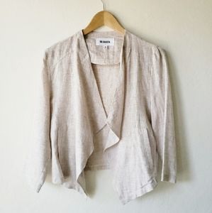 BB Dakota Linen Natural Oatmeal Blazer